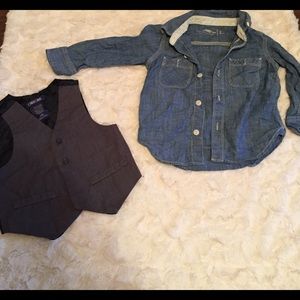 Boy’s Dress Shirt- Vest Bundle.